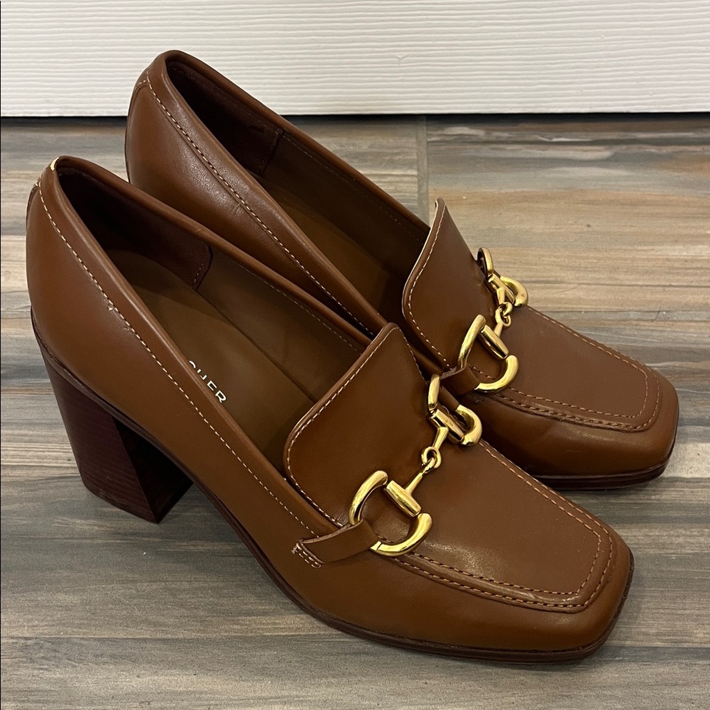 Marc Fisher Loafers with Gold Accent
